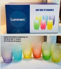 Bô 6 ly thuỷ tinh màu Luminarc 350ml - ly thuỷ tinh màu luminarc 350ml