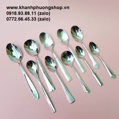 muỗng nĩa inox nhiều size - muỗng nĩa inox
