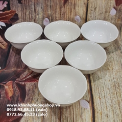 chén sứ Minh Long mẫu đơn trắng - chén sứ Minh Long