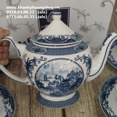 bộ ấm trà Hồn Việt sứ Minh Long 1.3L - bộ ấm trà sứ minh long hồn việt