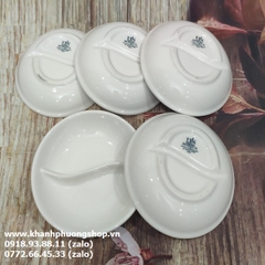 Chén đựng nước chấm 2 ngăn sứ Minh Long
