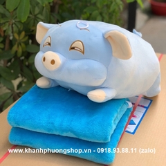 mền trong gối - mền trong gối con heo