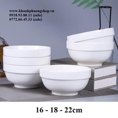 tô sứ trắng ăn cơm - tô sứ trắng - tô sứ