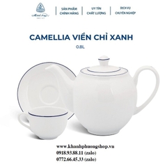 bộ ấm trà sứ minh long - bộ ấm trà sứ cao cấp