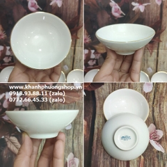 chén chấm viền vàng sứ Minh Long - chén chấm viền vàng sứ minh long