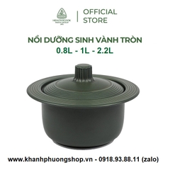 nồi sứ dưỡng sinh minh long 1L, 2.2L - nồi sứ minh long