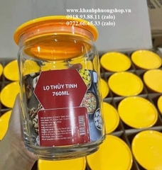 hũ đựng gia vị thuỷ tinh Indonesia 760ml - hũ thuỷ tinh đựng gia vị 760ml