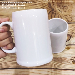 ca bia sứ Minh Long 0.5L - ca uống bia sứ Minh Long 0.5L