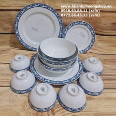 tô chén dĩa sứ Minh Long Jasmine chim lạc - chén tô dĩa sứ Minh Long mẫu Chim Lạc