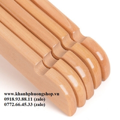 móc gỗ treo quần áo - móc treo quần áo gỗ