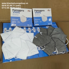 khẩu trang N95 Famapro - khẩu trang N95 không van