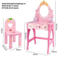 bộ bàn trang điểm cho bé gái - bàn trang điểm cho bé gái