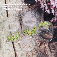 hũ thủy tinh đựng gia vị - hủ đựng gia vị thủy tinh