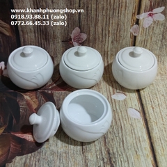 hũ đựng gia vị sứ Minh Long - hũ đựng đồ nêm sứ Minh Long