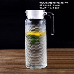 bình đựng nước thủy tinh - bình thủy tinh đựng nước