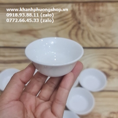 bộ 06 chén muối tiêu nhỏ - bộ 06 chén chấm tròn nhỏ