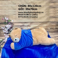 bộ gối mền 2 trong 1 loại lớn - bộ mền gối 2 trong 1 loại lớn