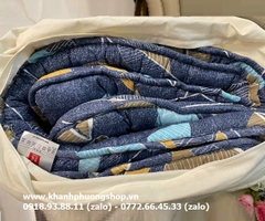 nệm ngủ trưa văn phòng 80x180cm kèm túi đựng tiện lợi - nệm toper ngủ trưa văn phòng