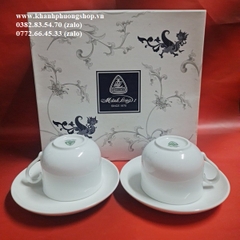 tách uống trà, cà phê sứ Minh Long 0.22L - tách trà, tách cà phê sứ minh long