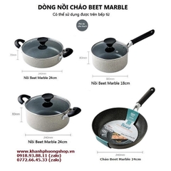 nồi chảo beet lock&lock xài bếp từ - nồi chảo lock&lock xài bếp từ