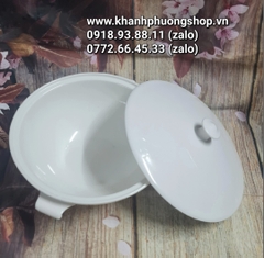 thố sứ có nắp dung tích 3L sứ Minh Long - thố sứ Minh Long có nắp