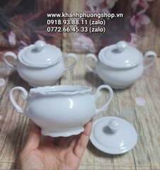 hũ đựng đường sứ Minh Long - hũ đựng gia vị sứ minh long