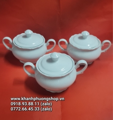 hũ đựng đường sứ Minh Long - hũ đựng gia vị sứ minh long