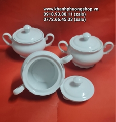 hũ đựng đường sứ Minh Long - hũ đựng gia vị sứ minh long