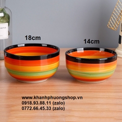 tô sứ cầu vòng - tô sứ 7 màu