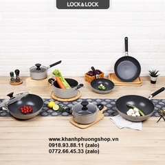 bộ nồi chảo beet lock&lock xài bếp từ - bộ nồi chảo lock&lock nấu bếp từ