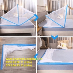 mùng chụp chống muỗi - mùng xếp chống muỗi