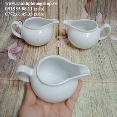 rót sữa nhỏ sứ Minh Long 160ml - rót sốt nhỏ sứ minh long