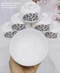 bộ chén tô dĩa sứ hình cá - bộ chén tô dĩa sứ