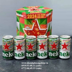 set quà tặng bia Ken cao cấp 2024 - set quà tặng bia Heineken Tết 2024