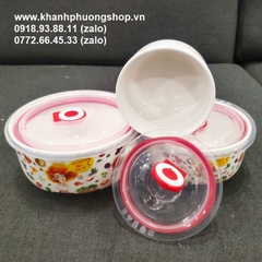 bộ 3 hộp đựng cơm và túi giữ nhiệt