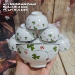 bộ chén tô dĩa sứ Hoa May Mắn sứ Minh Long - chén tô dĩa sứ hoa may mắn sứ minh long