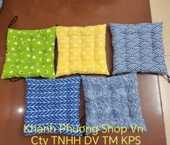 Nệm ngồi bệt tròn 40x40x5cm - nệm lót ghế ngồi 40cm