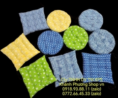 Nệm ngồi bệt tròn 35x35x5cm - nệm tròn lót ghế ngồi