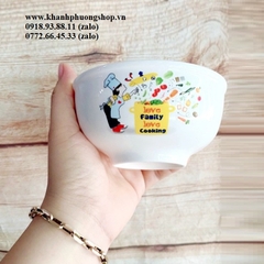 bộ chén tô sứ trắng - bộ chén tô sứ