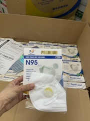 khẩu trang N95 không van - khẩu trang N95 - khẩu trang y tế N95