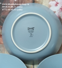 dĩa sứ tráng men gốm sứ Nhật cao cấp sâu lòng 23cm - dĩa sứ tráng men cao cấp 23cm