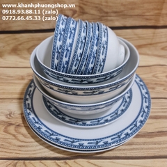 tô chén dĩa sứ Minh Long Jasmine chim lạc - chén tô dĩa sứ Minh Long mẫu Chim Lạc