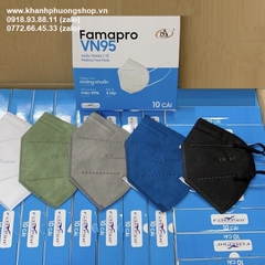 khẩu trang N95 Famapro - khẩu trang N95 không van