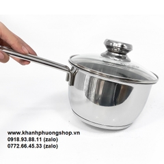 quánh inox 16cm - quánh nấu bột cho bé 16cm