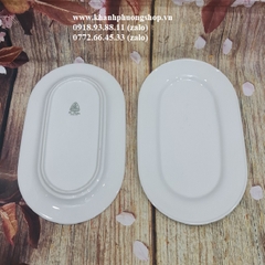 dĩa oval sứ Minh Long - dĩa sứ hình oval minh long