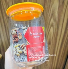 hũ đựng gia vị thuỷ tinh Indonesia 760ml - hũ thuỷ tinh đựng gia vị 760ml