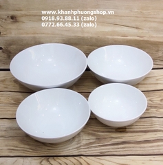 tô sứ Minh Long 23cm - tô sứ trắng thân cao 23cm sứ Minh Long