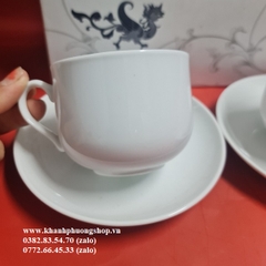 tách uống trà, cà phê sứ Minh Long 0.22L - tách trà, tách cà phê sứ minh long
