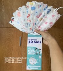khẩu trang KF94 trẻ em - khẩu trang cá trẻ em