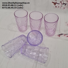 bộ 3 ly thủy tinh màu cao cấp - bộ 3 ly thủy tinh màu